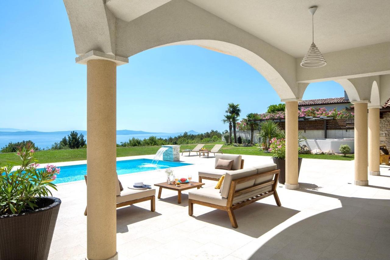 Luxury Panorama Vila With Amazing Seaview In Gondolici 7 Km From Rabac Labin  Εξωτερικό φωτογραφία