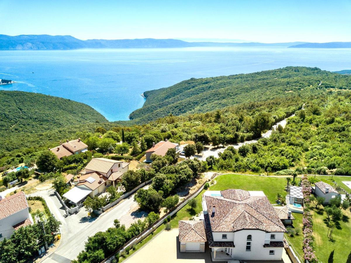 Luxury Panorama Vila With Amazing Seaview In Gondolici 7 Km From Rabac Labin  Εξωτερικό φωτογραφία