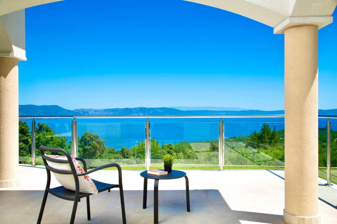 Luxury Panorama Vila With Amazing Seaview In Gondolici 7 Km From Rabac Labin  Εξωτερικό φωτογραφία
