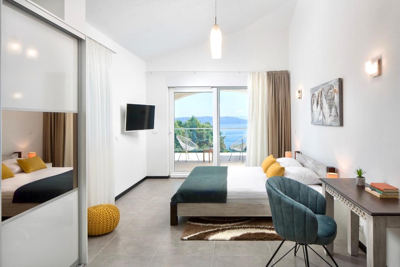 Luxury Panorama Vila With Amazing Seaview In Gondolici 7 Km From Rabac Labin  Εξωτερικό φωτογραφία